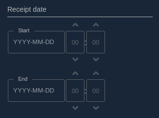 Filtering by arrival dates